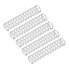 sourcing map Compression Spring, 5Pcs 304 Stainless Steel, 10mm OD,