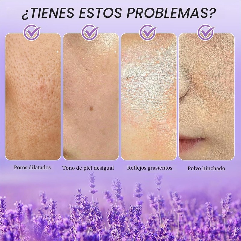 Polvo Compacto, Polvo Traslucido, Mate de Lavanda, Control de Aceite