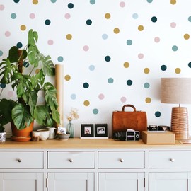 RoomMates RMK4829SCS Polka Dots Peel and Stick Wall Decals