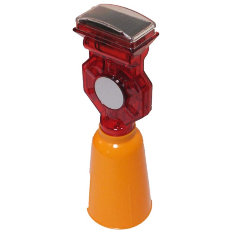 Mizukei Yakutsu Construction Light with Color Cone Cover, Red