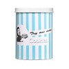 Premier Housewares Candy Stripe Cookie Canister - Blue