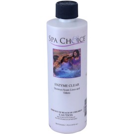 SpaChoice 1-Pint 6-Pack Premium Hot Tub Enzyme Clear, Spa Clarifier Hot Tub, Made in USA