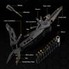 Multitool Pliers Professional Stainless Steel Utility Knife Foldable Whistle Scissors