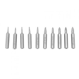 10PCS 4mm Shank Screwdriver Bits Set Repair Tools Replacement, PH00/PH0/Z1/Z0/3.0/2.0/1.0/T5/T4/Star 08