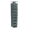 Zeller 14614 Non-Woven 8-Compartment Hanging Storage, Grey, 18 x 30