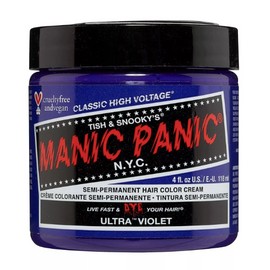 MANIC PANIC Hair Dye Semi Permanent Hair Color- Ultra Violet - 4 oz