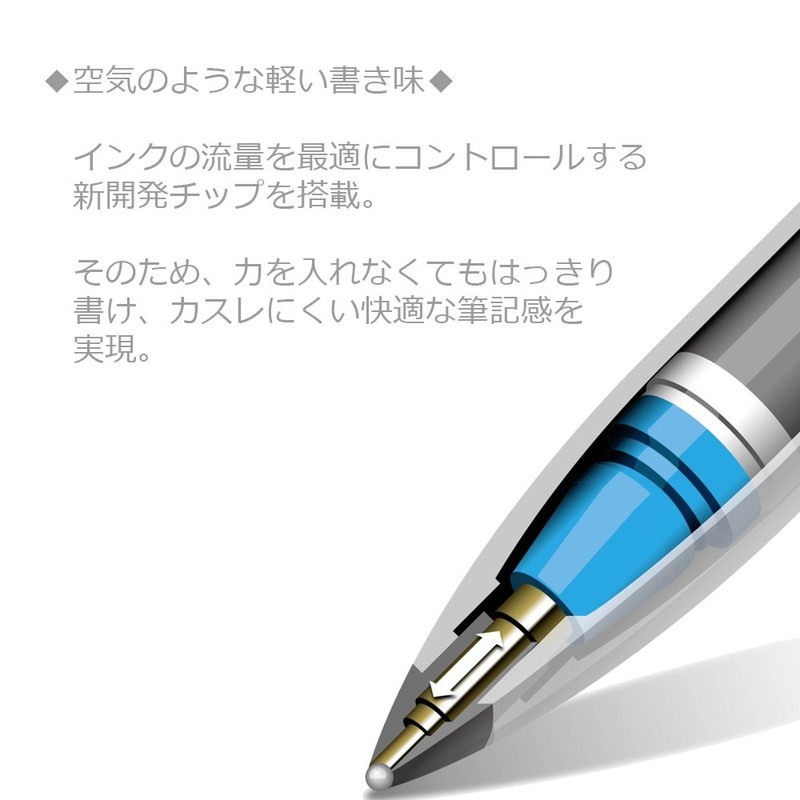 Mitsubishi Pencil Uni-Ball Air Ballpoint Pen, 0.5mm, Black, UBA201051P.24