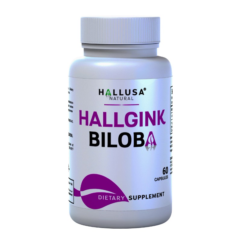 HallGink Biloba - Ginkgo Biloba - Suplementos cerebrales para memoria