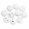 Plastic Bells, Balls, Set of 10, White, Plastic Bells, Safety