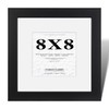 Fabian Clarke London® Modern Black Square 8x8 Picture Photo Frame