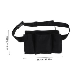 Holibanna Bolsa para Aceite de Masaje y Loción Spa 1 Unidad Tamaño Riñonera Diseño Ergonómico para Terapeutas Profesionales Uso en Tratamientos Protección Lateral Negra