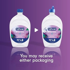 Softsoap Repuesto de jabón líquido antibacteriano para manos, jabón de manos perfumado de té blanco y bayas, 50 onzas (el embalaje puede variar)