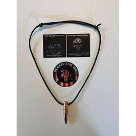 Paracord Sniper HOG Tooth .50 Cal Necklace ...+ 1 Decal ...Olive Drab