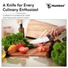 Humbee 8-Inch Chef Knife, NSF Certified Razor-Sharp High Carbon Stainless