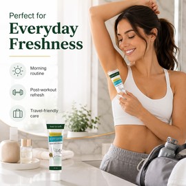 Herbal Deodorant Cream for Women – Portable Freshness Cream for Underarms & Daily Body Care