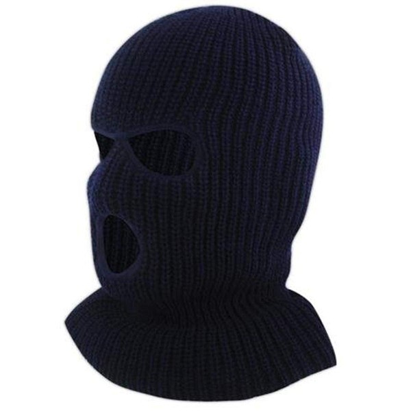 MAGID 369-N Acrylic Knit Face Mask, Navy Blue, One Size Fits Most (1 Mask)