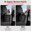 Leather Car Cup Holder Organizer (2-Pack) | Anti-Sag Clip On