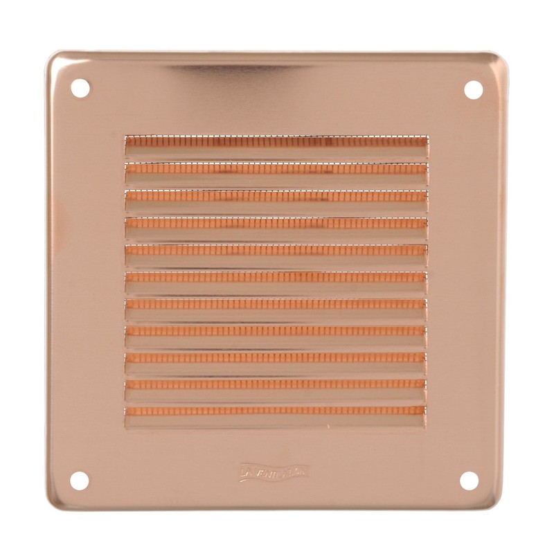 Grate Grille Grille Grille Square Overlay Copper 140x140mm
