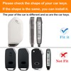 Yonmcfn for kia key fob cover with metal/leather keychain,TPU Key