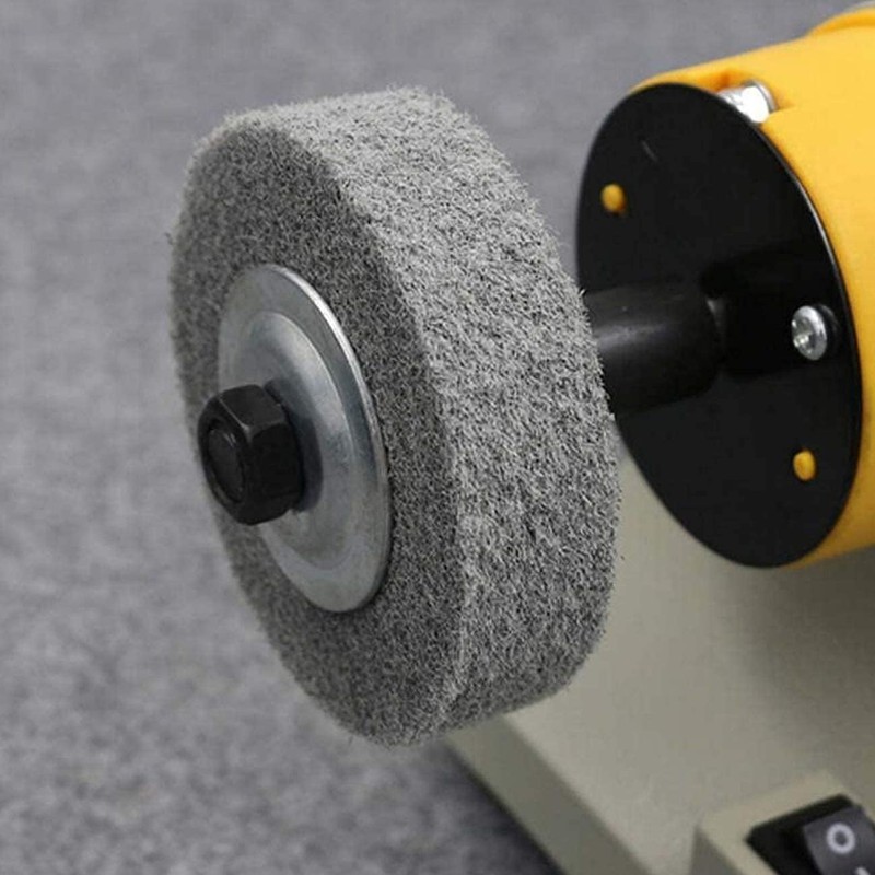 𝐋𝐮𝐨 𝐤𝐞 5 Pcs 3'' Fiber Buffing Wheel - 3/8''