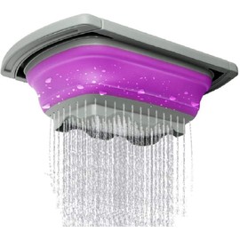 Purple Collapsible Silicone Kitchen Colander/Strainer
