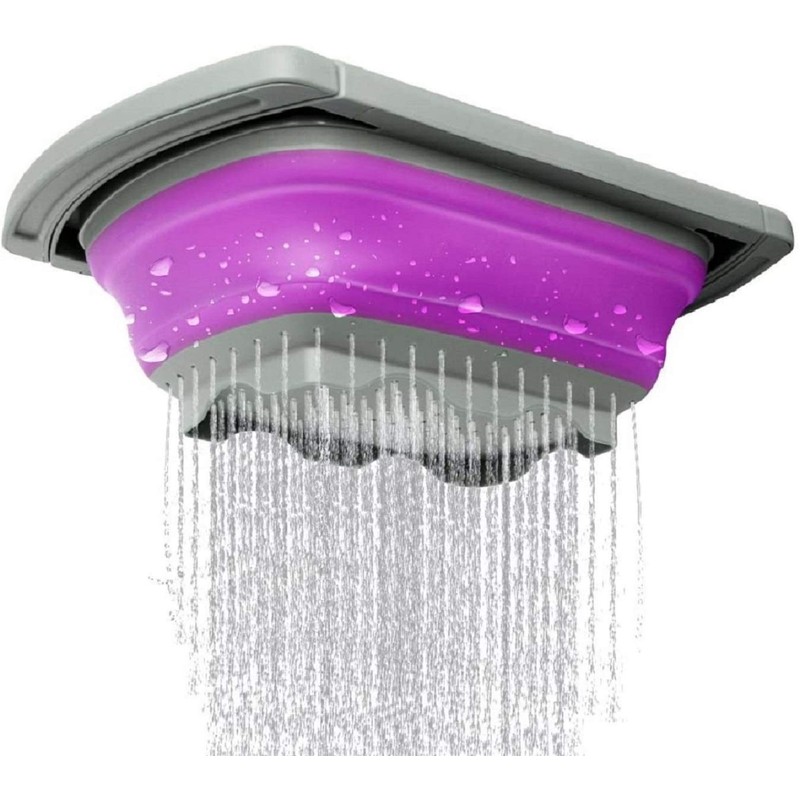 Purple Collapsible Silicone Kitchen Colander/Strainer