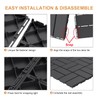 Goovilla Plastic Interlocking Deck Tiles, 9 Pack Outdoor Patio Flooring,