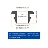 sourcing map 20Pcs Rubber Grommets 14mm Mount Dia, for 12mm