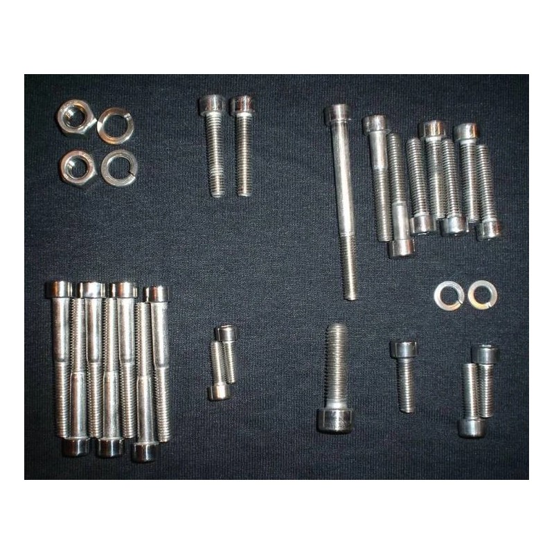 Stainless Cycle Yamaha DT1 DT-1 Stainless Bolt Screw Engine Kit