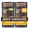 Every Man Jack Men’s Amber + Sandalwood Antiperspirant Deodorant –