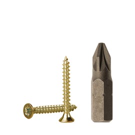 Pack of 500 Yellow Galvanised Steel 2.5 x 20 mm Wood Screws Chipboard Screws Universal Pozi Drive Screw PZ Full Thread Pozidriv Countersunk Head (500, 2.5 x 20 mm)