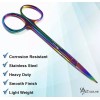 A2Z Scilab Set of 2 MULTI TITANIUM RAINBOW COLOR Iris