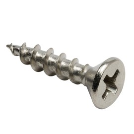 Rok Hardware #7 x 3/4" Standard Thread Phillips Flat Head MDF Wood Screws Nickel Plated S7X34FPCN (500)