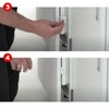 SPARES2GO Integrated Fridge/Freezer Door Clip Fixing Bracket Built-in Universal x