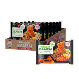Lemonilo Ramen - Fire Chow Mein - Healthy Instant Ramen - Made with All-Natural Ingredients - Quick Meal Kit (2.99 Oz) - Pack of 6