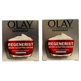 Olay (2) Olay Regenerist Micro Sculpting Cream Fragrance Free 1.7oz Each New In Box