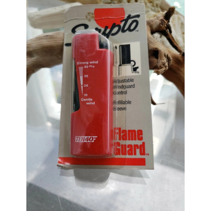 Scripto Antique Scripto Flame Guard Windguard Refillable Sleeve Lighter Original