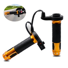 12V Electric Motorcycle Handlebar Heated Grips Temperature Adjustable Electric Heated Hand Grips Waterproof Warm Handlebar