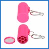 VekAuto Portable Smokeless Ashtray with Keychain Lid for Car Pink