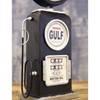 Akizuki Boeki Table Clock Black Gulf EA180148GAK-BK 5.4 x 3.0
