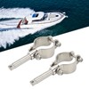 1 Pair Clamp On Oar Locks,Stainless Steel Clamp on Oarlock,Oar