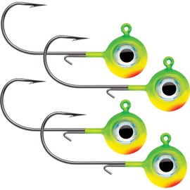 Rapala Neon Moon Eye 1/4 Jig Fishing Lure (Chartreuse Lime Green)
