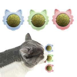 3Pcs Catnip Balls, Catnip Ball, Catnip Balls For Cats Licking, Cat Stocking Fillers, Cat Catnip Toys, Cat Nip Balls, Catnip Wall Balls For Cats, Catnip, Catnip Toys For Cats, Cat Toy, Catnip Toys