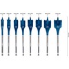 Bosch Professional Set of 8 Expert SelfCut Speed Flat Drill