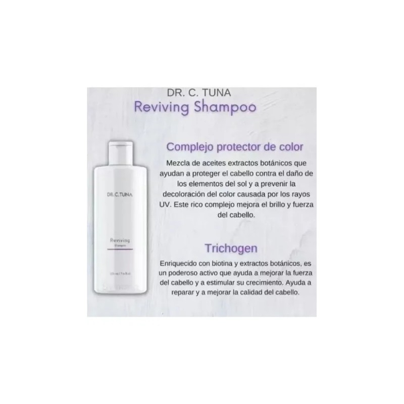 2pz Shampoo Reviving Farmasi Con Ajo,capixyl Y Trichogen