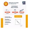 J.H. Company Cuchillo Chef 8 Pulgadas Acero Inoxidable Cocina Hogar