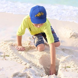 JOONOR Cartoon Hip-hop Hats for Boys Adjustable Toddler Snapback Cosplay Baseball Cap, Excavator, One Size