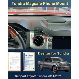 wincar for Toyota Tundra Magnetic Wireless Charging Phone Mount Made for Toyota Tundra 2014-2021