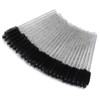 Tbestmax 50 Pcs Disposable Mascara Wands, Crystal Eyebrow Spoolies Brush