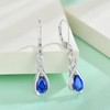Starchenie Infinity Birthstone Dangle Drop Earrings for Women 925 Sterling